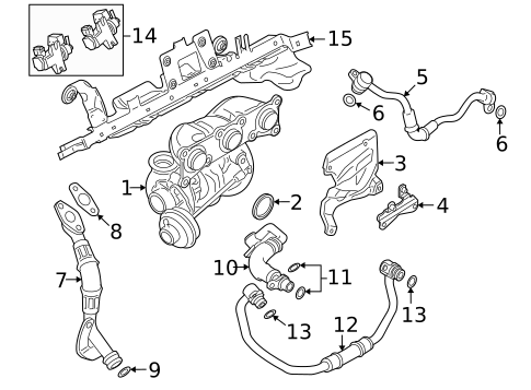 Turbocharger & Components for 2009 BMW X6 #0