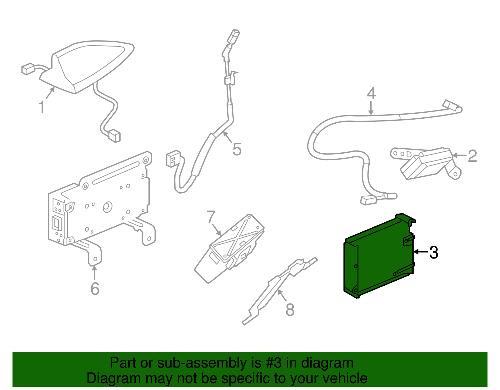 39186-TYR-C01 - 2018 Acura MDX - Amplifier Assembly, Audio (Base) | All ...