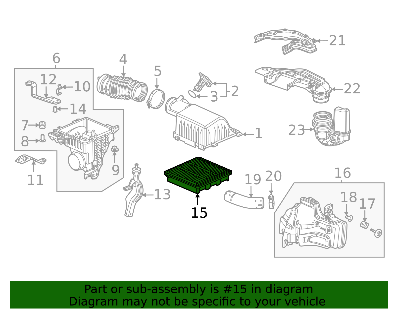 Air Filter Replacement For Honda Insight 1.5L L4 Gas (2019, 2020, 2021, 2022 Models) - View #8