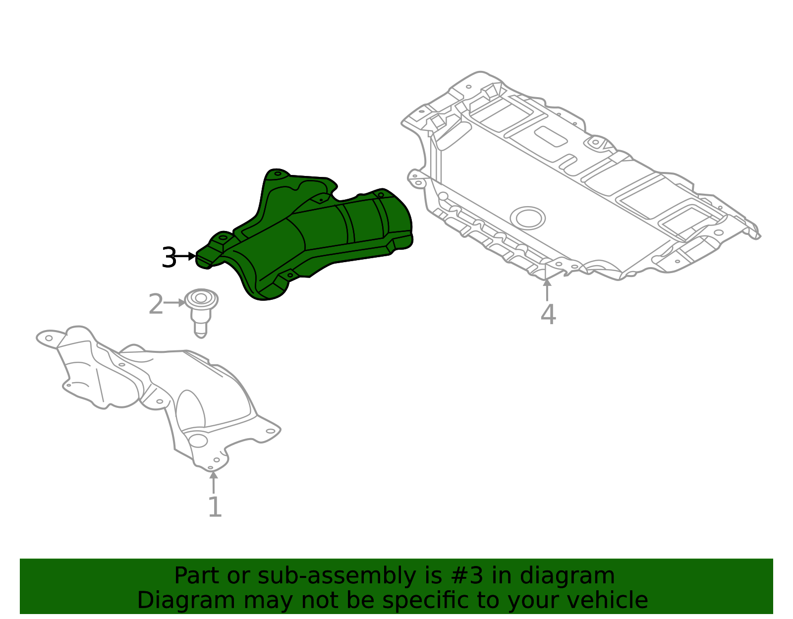 2018-2019 Volvo XC60 Center Shield 31420336 | TascaParts.com