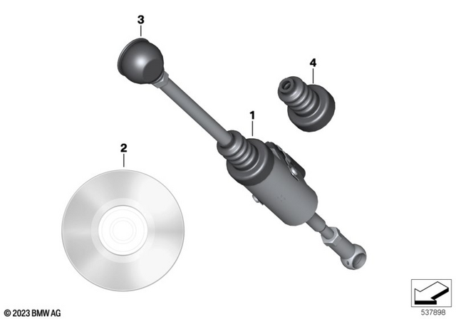 23418545533 - Ergonomics &amp; Comfort: Shift Assistant Pro for BMW-Motorrad Image