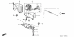 36641PY3000 - Chassis: COLLAR, ACTUATOR MOUNT for Honda Image