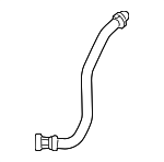 2044661981 - Steering: Suction Hose for Mercedes-Benz Image