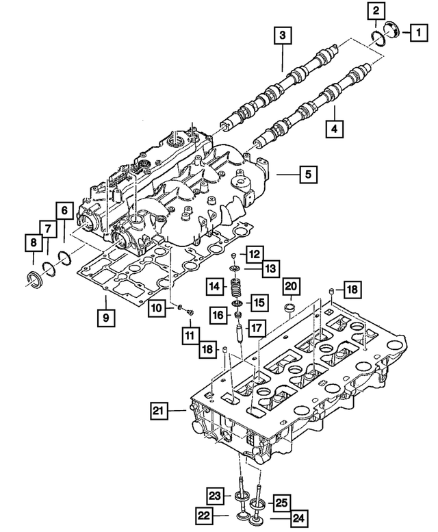 5066769AA - : Exhaust Valve for Mopar Image