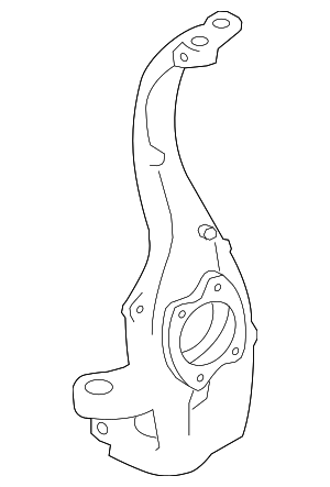 4G0407253A - Suspension: Steering Knuckle for Audi Image