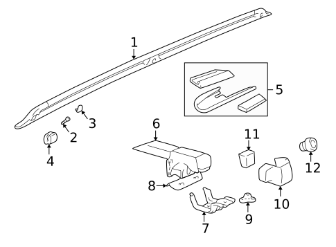 Luggage Carrier for 1998 Volvo V70 #0