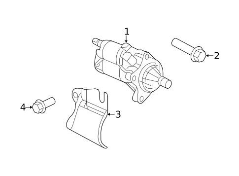 Starter for 2023 Dodge Charger #1