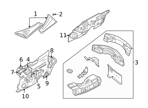 Cowl for 2002 Chrysler PT Cruiser #0