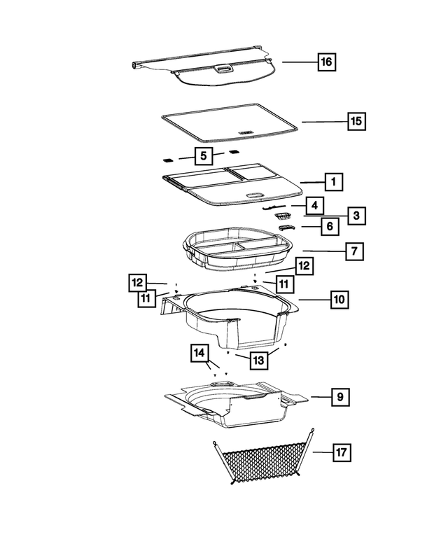 68175335AA - Interior Trim: Trim Screw for Mopar Image