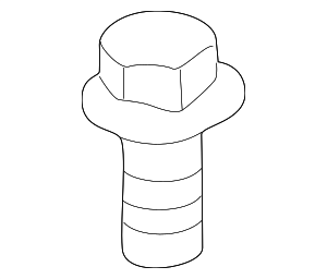 982757 - : Rail End Screw for Volvo: 960, C40 Recharge, EC40, EX30, EX90, S40, S60, S60 Cross Country, S80, S90, V40, V60, V60 Cross Country, V70, V90, V90 Cross Country, XC40, XC40 Recharge, XC60, XC70, XC90 Image