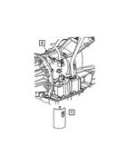 4593575AA - Automatic Transaxle 4 Speed: Transmission Shield for Mopar Image