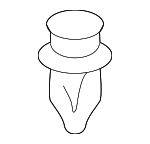 9046708185 - Body: Bumper Cover Retainer for Scion: xA, xB | Toyota: 4Runner, Celica, Echo, Highlander, Matrix, Prius, RAV4, Solara, Tercel Image