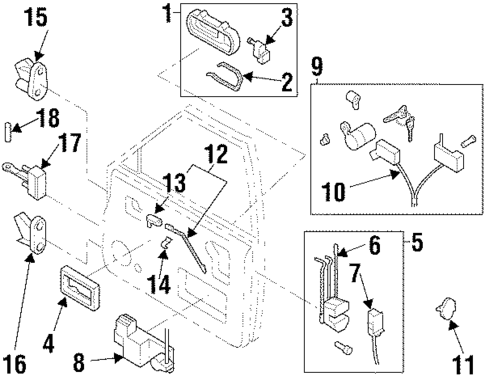 Front Door for 1999 Acura SLX #1