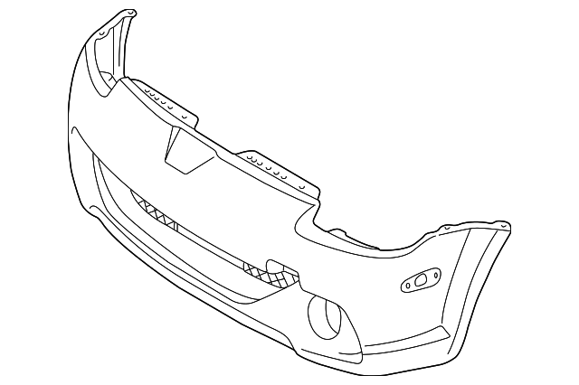2003-2005 Toyota MR2 Spyder Cover Front Bumper L Co 52119