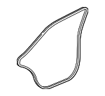 80A839911E - : Door Weather-Strip for Audi: Q5, Q5 PHEV, Q5 Sportback, SQ5, SQ5 Sportback Image