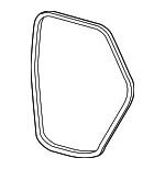 80A833721E - : Weather-Strip On Body for Audi: Q5, Q5 PHEV, Q5 Sportback, SQ5, SQ5 Sportback Image