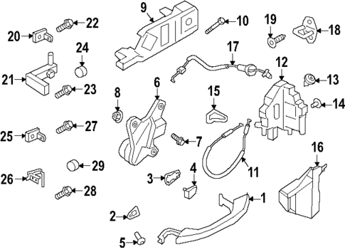 Rear Door for 2024 Porsche Cayenne #3