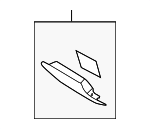 66135FJ020LL - : Fuse Box Door for Subaru: Forester Image