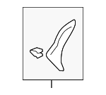 66073FJ060 - Body: End Cap for Subaru: Crosstrek, Forester, Impreza, WRX, WRX STI, XV Crosstrek Image