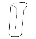 91502S70003 - Body: Lift Gate Glass Fastener for Honda: Accord Crosstour, Civic, CR-V, CR-Z, Crosstour, Element, Fit, HR-V, Insight, Odyssey, Passport, Pilot Image