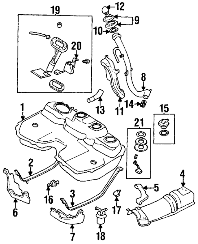42120AC090 - : Fuel Tank for Subaru Image