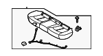 89100D4050HE4 - : Cushion Assembly for Kia Image