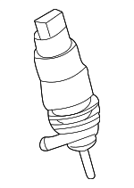 67128362154 - Body: Washer Pump for BMW: 318i, 318is, 318ti, 323Ci, 323i, 323is, 325Ci, 325i, 325xi, 328Ci, 328i, 328i xDrive, 328is, 328xi, 330Ci, 330i, 330xi, 335d, 335i, 335i xDrive, 335is, 335xi, 525i, 528i, 530i, 530xi, 535i xDrive, 535xi, 540i, 740i, 740iL, 745i, 745Li, 750i, 750iL, 750Li, 760i, 760Li, Alpina B7, M3, M5, X3, X4, X5, Z3, Z4, Z8 Image