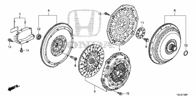 Clutch - Torque Converter (V6) for 2016 Honda Accord #0