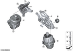 22118841393 - : Engine Mount Left for BMW Image