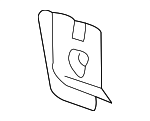 8378386Z00 - Body: Bracket Nut Plate for Suzuki Image