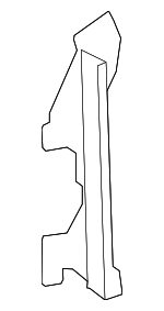 29134B8800 - HVAC: Side Air Baffle for Hyundai Image