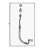 977622W801 - HVAC: Discharge Hose for Hyundai Image