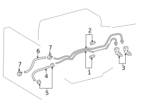 Trans Oil Cooler for 2015 Lexus LS460 #1