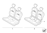 52200395816 - Retrofitting / Conversion / Accessories: Rear Seat for Mini Image
