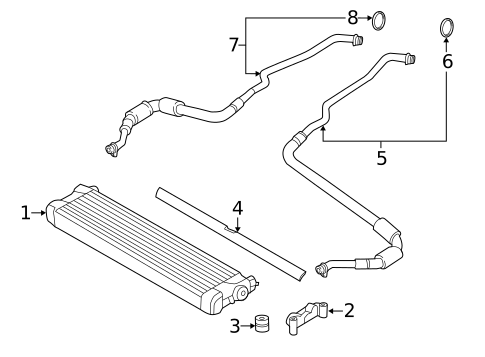 Oil Cooler for 2016 BMW M5 #0