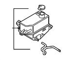 PX6115360 - Cooling System: Expansion Tank for Mazda: CX-70, CX-90 Image