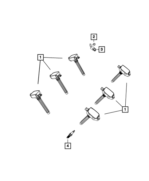 Ignition - Spark Plugs, Cables, Coils, and Glow Plugs for 2019 Dodge Durango #0