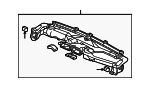 77400S5AA12 - Body: Instrument Panel Air Duct for Honda: Civic Image