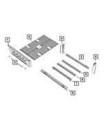 68141708AA - Body Sheet Metal Except Doors: Rear Box Crossmember for Dodge: Ram 1500, Ram 2500, Ram 3500 | Ram: 1500, 1500 Classic, 2500, 3500 Image