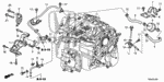 24901RB0020 - Transmission - Automatic: COVER, CONTROL WIRE for Honda Image