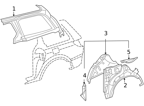 Inner Structure for 2005 Toyota Sienna #0