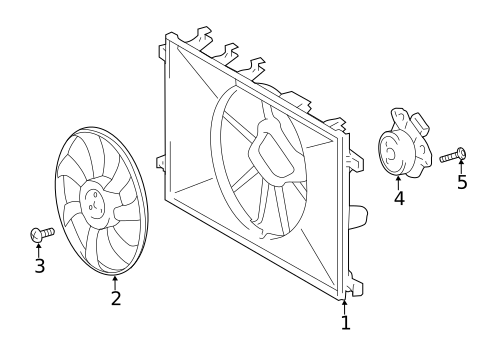 Cooling Fan for 2025 Toyota Corolla #0