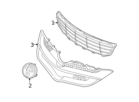 Grille & Components for 2011 Toyota Yaris #0