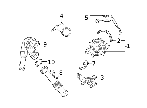 Turbocharger, Supercharger & Ram Air for 2004 Ford Excursion #0