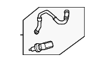 2325007001 - Cooling System: Hose Assembly for Mercedes-Benz Image