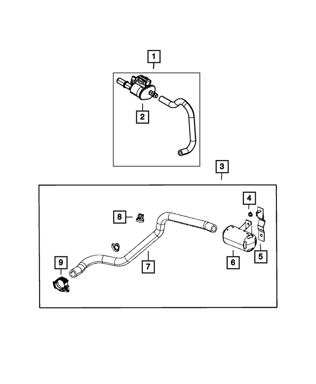 68080298AA - Emission Controls: Fuel Filler Vent Filter for Mopar Image