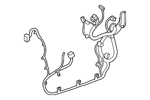 42747291 - : Part# 42747291 Rear Passenger Side Door Wiring Harness for Buick: Encore GX Image