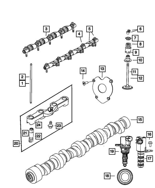 53022089AD - 5.7L Gas; Engine: Valve Spring for Mopar Image