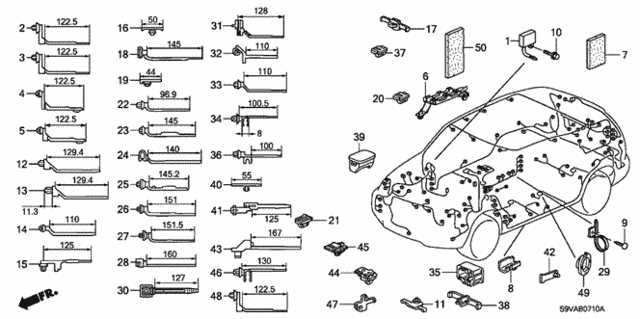 Harness Band - Bracket for 2008 Honda Pilot #0