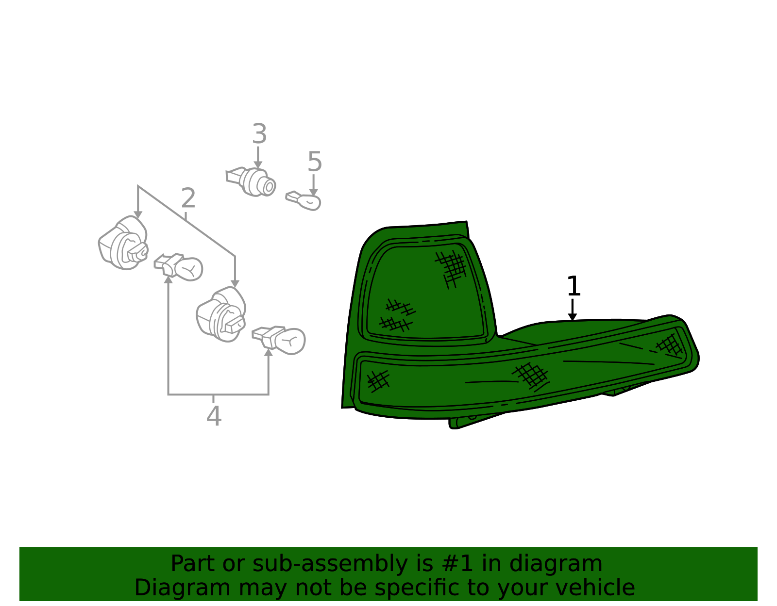 Parking Light Assembly XL5Z-13200-AA | OEM Parts Online